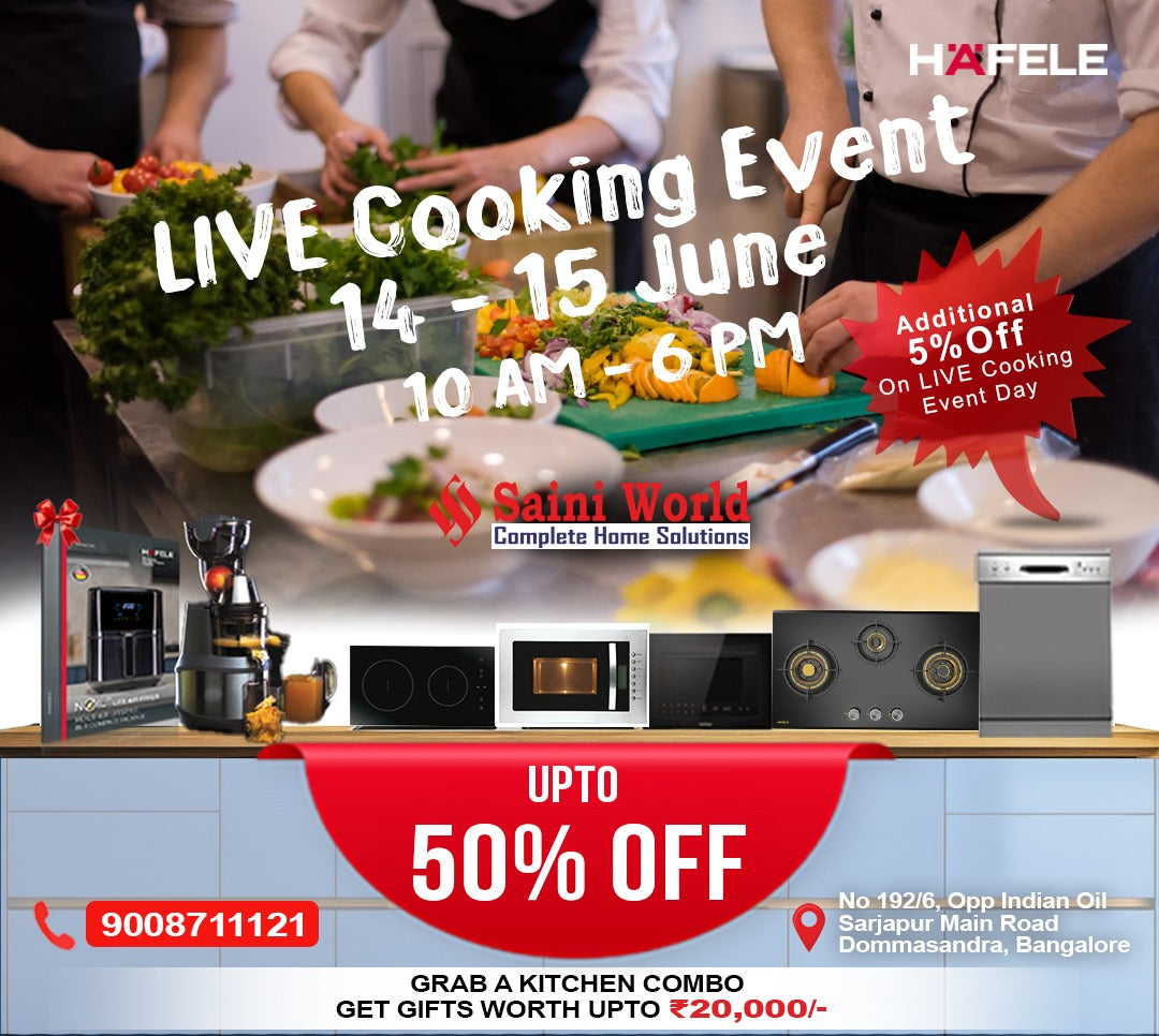 Saini World Live Cooking Event - June 14 & 15