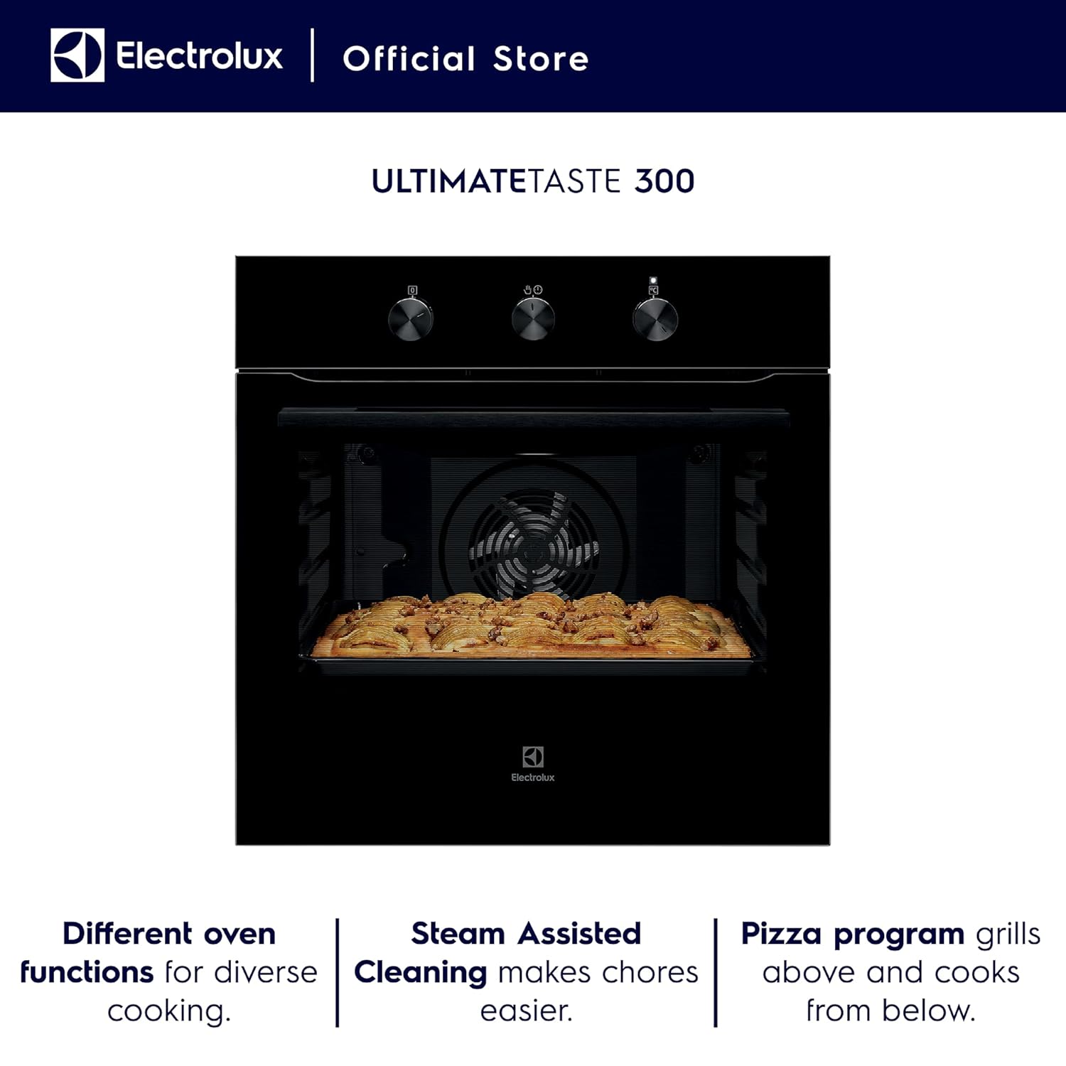 Electrolux 68L Built-in Oven | Smart Kitchen Baking Oven | KOHLH00KA