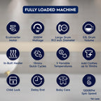 Electrolux 8Kg, 9Kg Front Load Washing Machine | Smart Fabric Care |