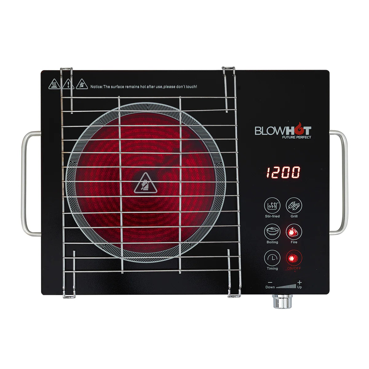 Blowhot Azzure Induction Cooktop – 2000W Smart Smokeless Cooking