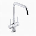 Kohler-Dual Handle Kitchen Sink Faucet With Upward Spout