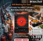 Blowhot Azzure Induction Cooktop – 2000W Smart Smokeless Cooking