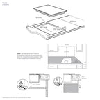 Electrolux 30cm, 60cm, 90cm 2 Zone, 4 Zone, 5 Zone Induction Hob | Compact Built-in Cooktop |