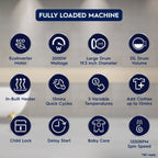 Electrolux 8/5Kg,  9/6 KG Washer Dryer Combo | Smart Laundry Appliance |