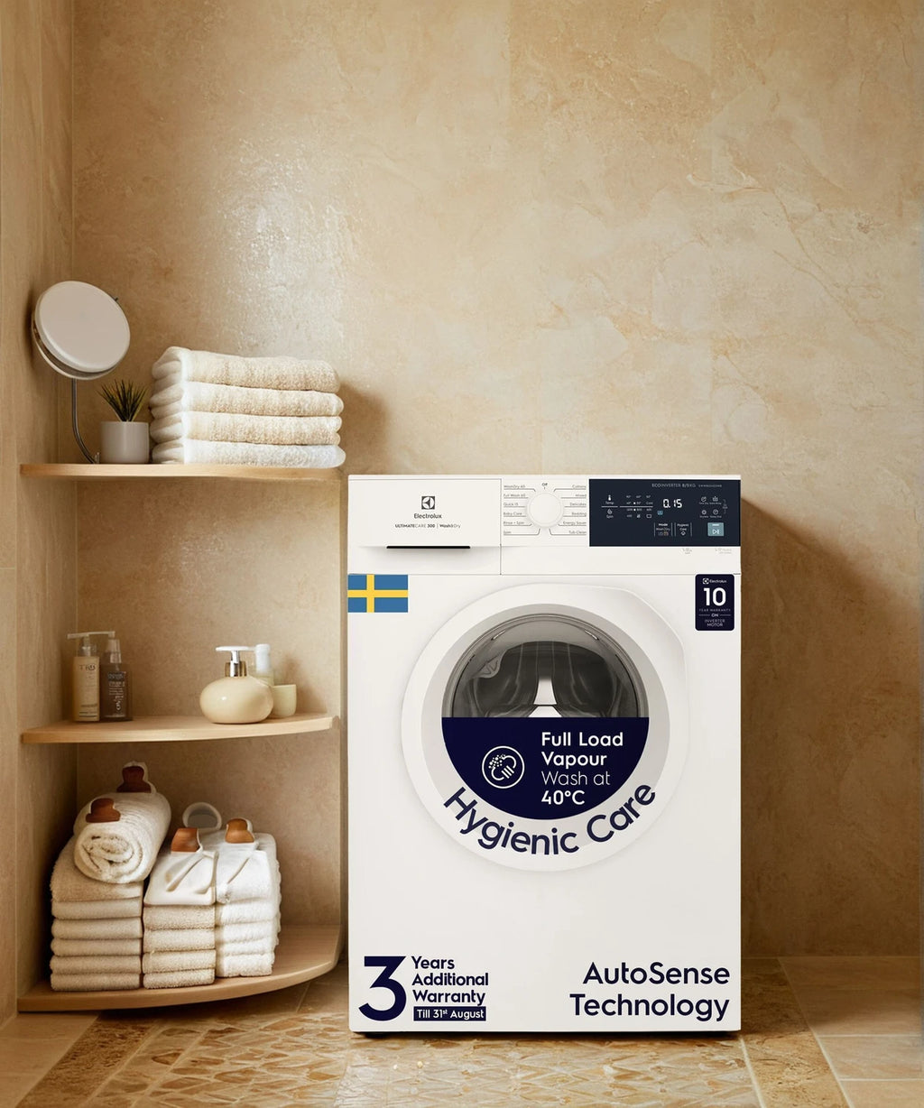 Electrolux 8/5Kg,  9/6 KG Washer Dryer Combo | Smart Laundry Appliance |