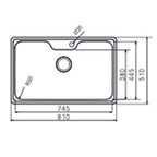 European Satin Finish BCX  610-81[33'' X 20'']