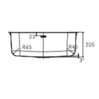 European Satin Finish RSX 210-55 [23''x18'']