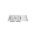 DURA DOUBLE BOWL WITH DRAIN BOARD