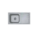 DURA SINGLE  BOWL WITH DRAIN BOARD