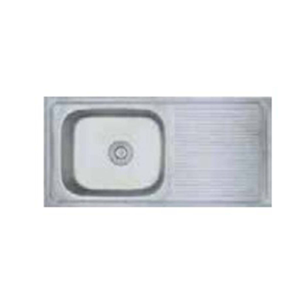 DURA SINGLE  BOWL WITH DRAIN BOARD