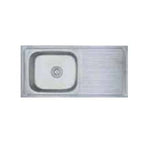 DURA SINGLE  BOWL WITH DRAIN BOARD
