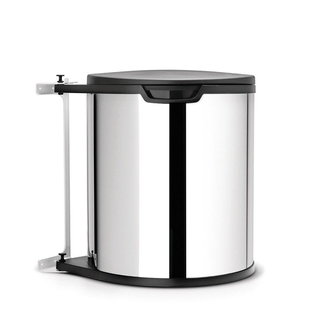 Hafele Dustbin Deluxe Bright Steel 15L