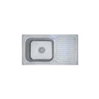DURA SINGLE  BOWL WITH DRAIN BOARD