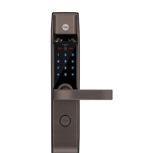 Yale Digital Locks | Main Door Locks | Door Locks | Premium Digital Locks | Finger Print Digital Locks | RFID Card Digital Locks | Digital Locks Showroom/Shop Near me | Yale Digital Locks | Saini world | Brown Colour Digital Locks