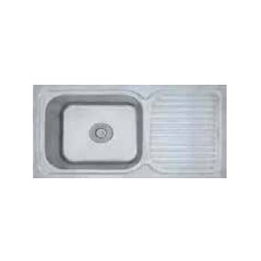 DURA SINGLE  BOWL WITH DRAIN BOARD