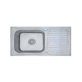 DURA SINGLE  BOWL WITH DRAIN BOARD