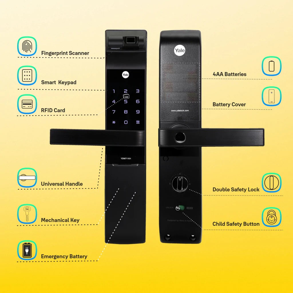 Yale Digital Locks | Main Door Locks | Door Locks | Premium Digital Locks | Black Colour Digital Locks | Finger Print Digital Locks | RFID Card Digital Locks | Digital Locks Showroom/Shop Near me | Yale Digital Locks | Saini world