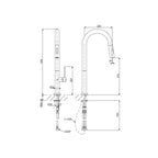 Hafele Slim Blanco kitchen faucet