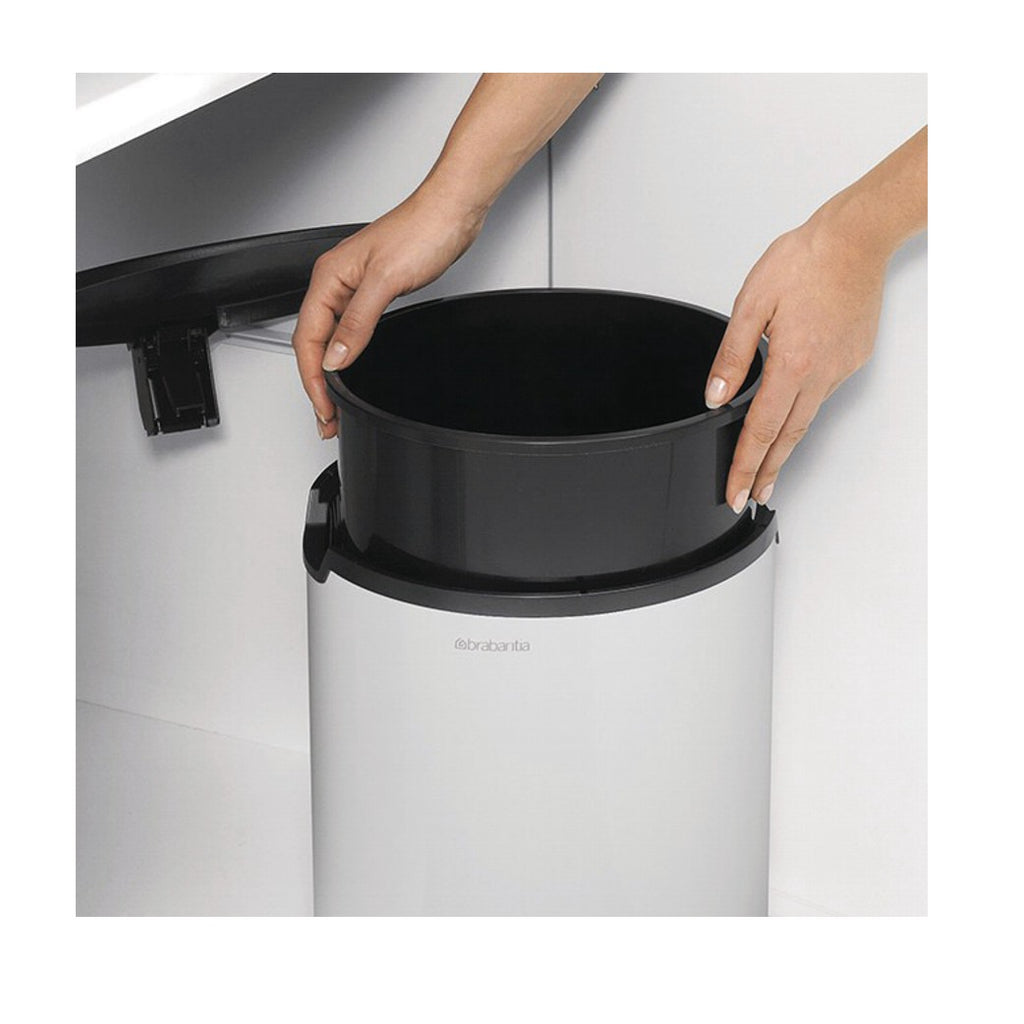 Hafele Dustbin Deluxe Bright Steel 15L