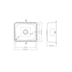 hafele MONETA L Sink