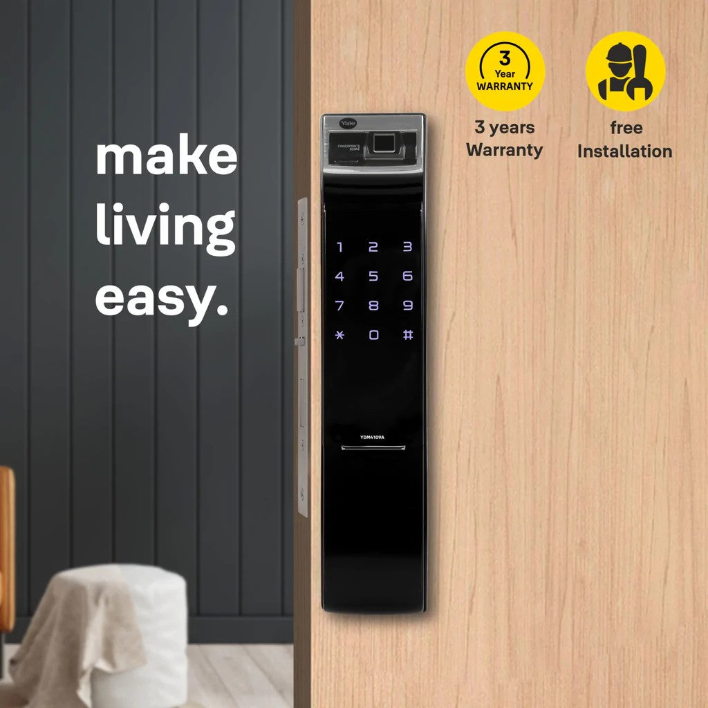 Yale Digital Locks | Main Door Locks | Door Locks | Premium Digital Locks | Finger Print Digital Locks | RFID Card Digital Locks | Digital Locks Showroom/Shop Near me | Yale Digital Locks | Saini world | Black Colour Digital Locks