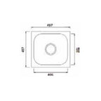 DURA SINGLE BOWL SQUARE SERIES