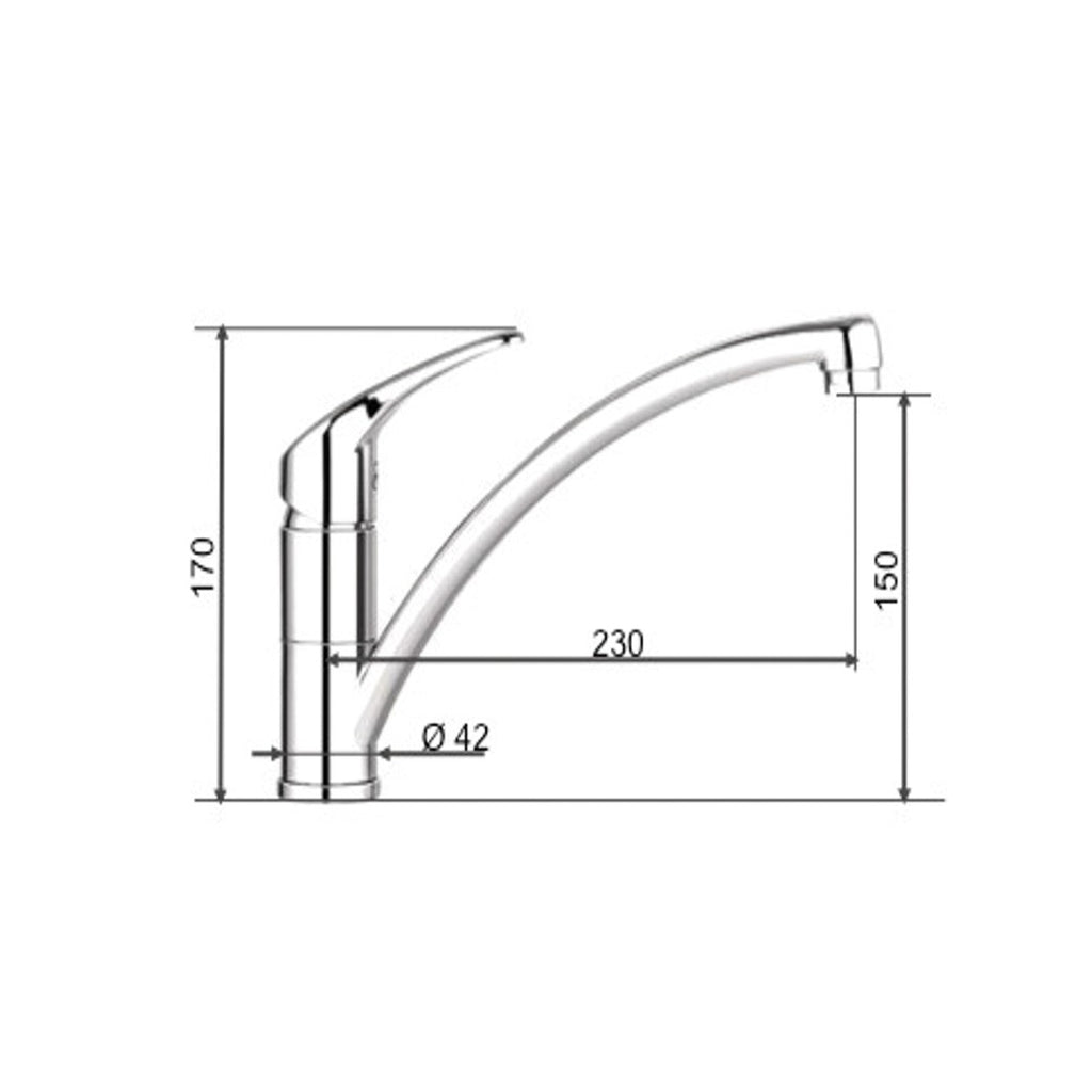 Hafele BRAVON Blanco kitchen faucet