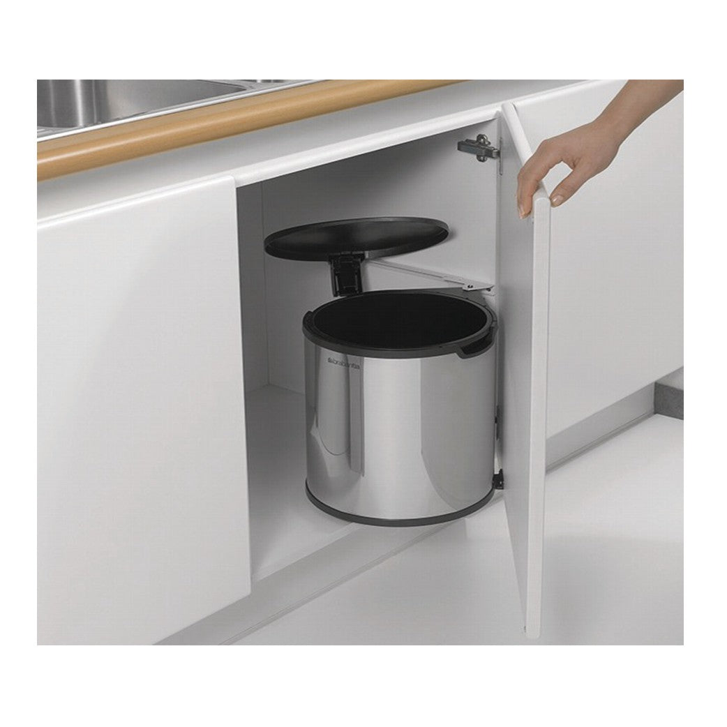 Hafele Dustbin Deluxe Bright Steel 15L
