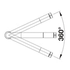 Hafele MIDA Blanco kitchen faucet