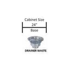 DURA SINGLE  BOWL WITH DRAIN BOARD