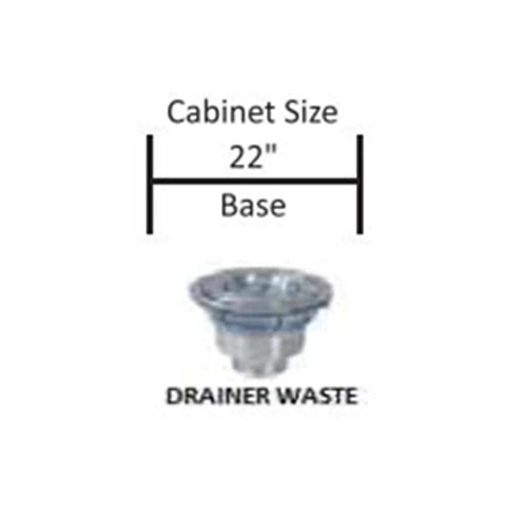 DURA SINGLE  BOWL WITH DRAIN BOARD SQUARE SERIES