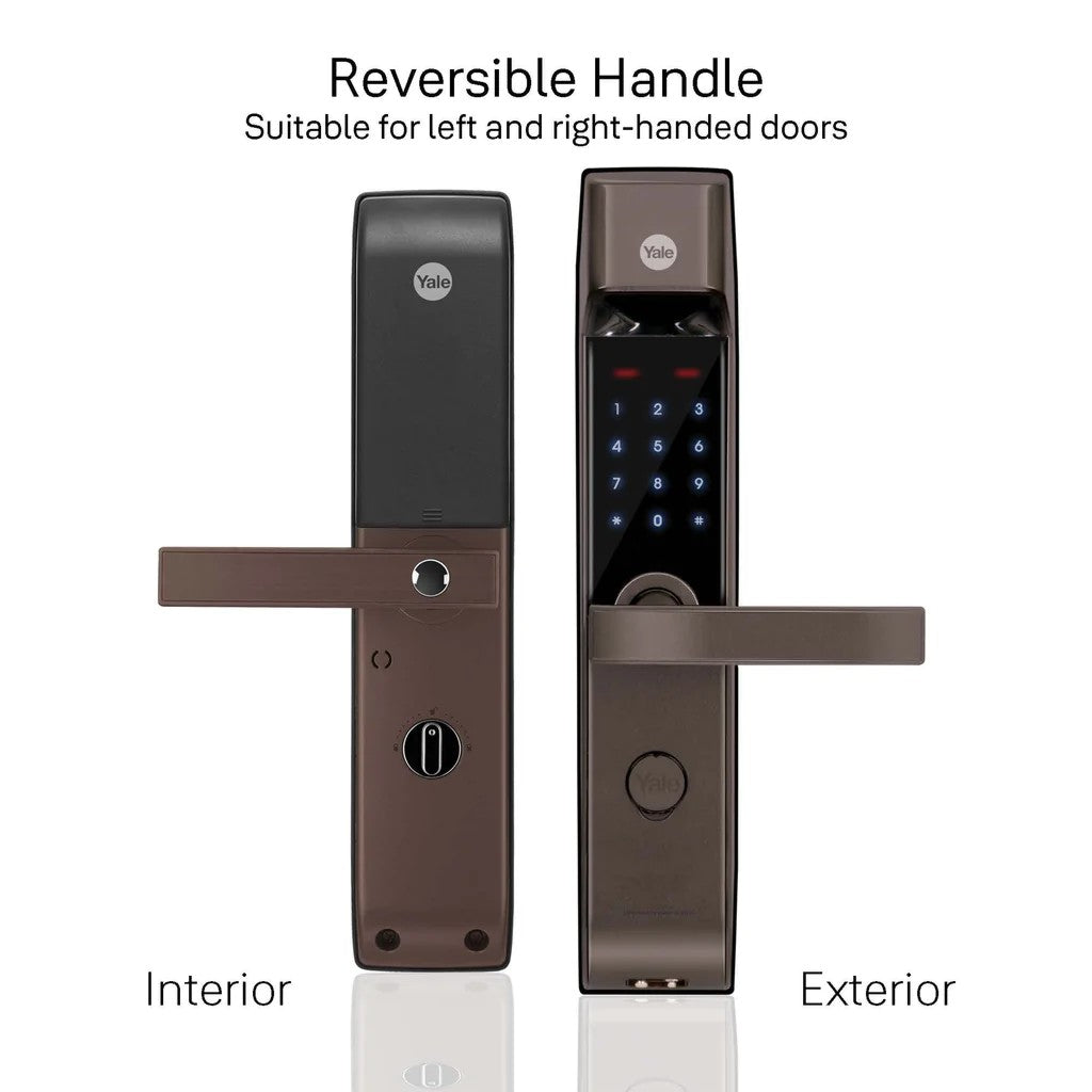 Yale Digital Locks | Main Door Locks | Door Locks | Premium Digital Locks | Finger Print Digital Locks | RFID Card Digital Locks | Digital Locks Showroom/Shop Near me | Yale Digital Locks | Saini world | Brown Colour Digital Locks