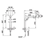 Hafele MIDA Blanco kitchen faucet