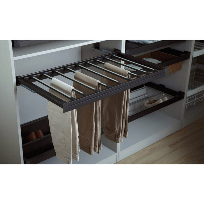 18 Hanger Pants Rack Pullout TAG Synergy Collection 24  in the Häfele  America Shop