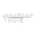 Hafele concealed door closer, DCL 33
