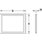 Hafele Aquasys Bathroom Mirror