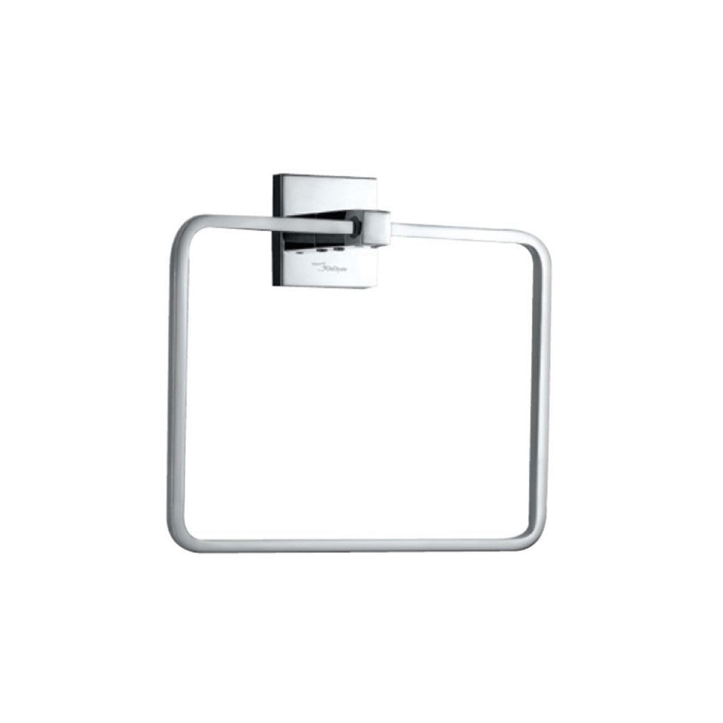 Jaquar Towel Ring Square Kubix Prime