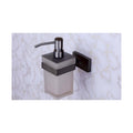 MANZA JET BLACK - LIQUID SOAP DISPENSER