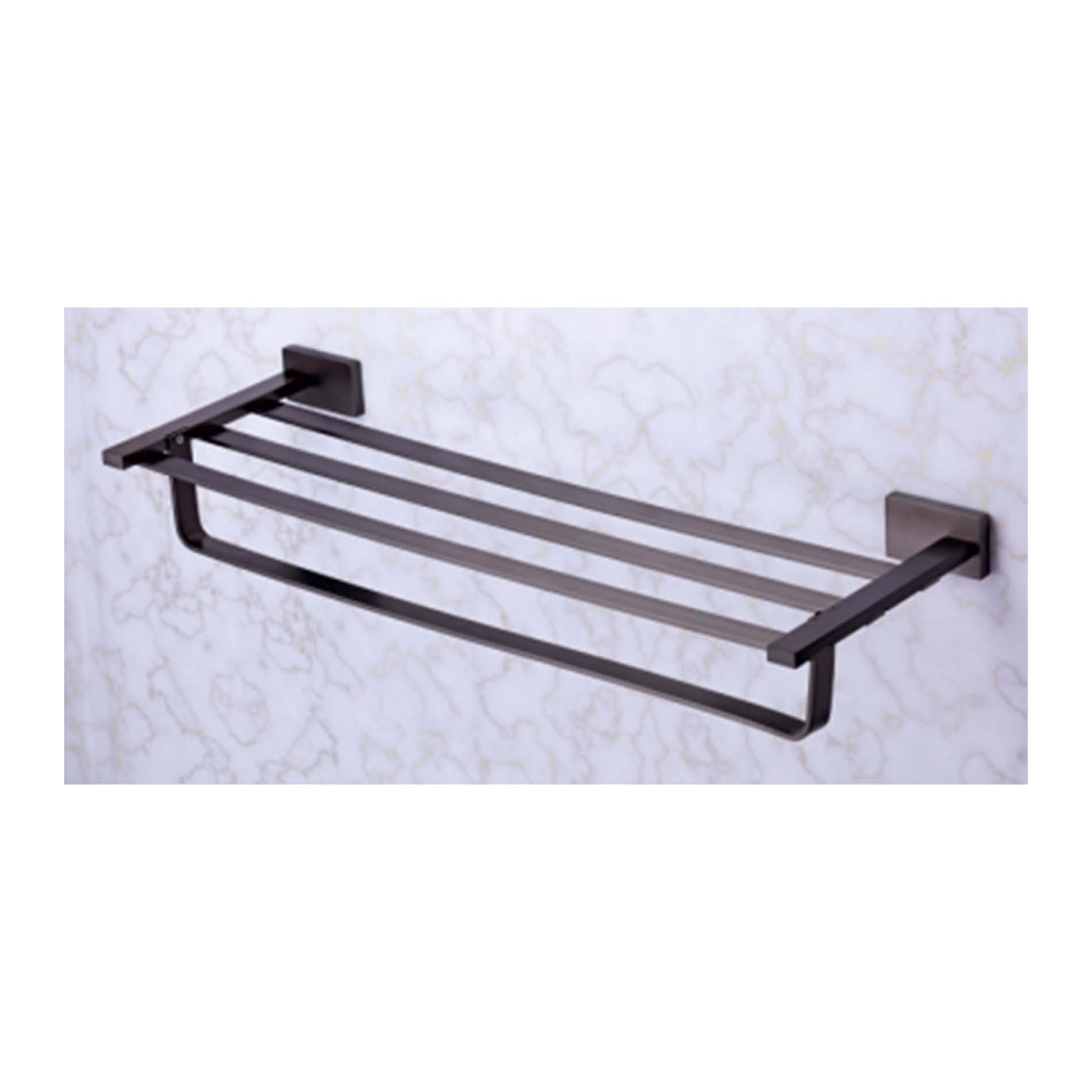 MANZA JET BLACK - TOWEL RACK