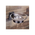 OLIVIA GRAPHITE BLACK - GLASS SOAP DISH