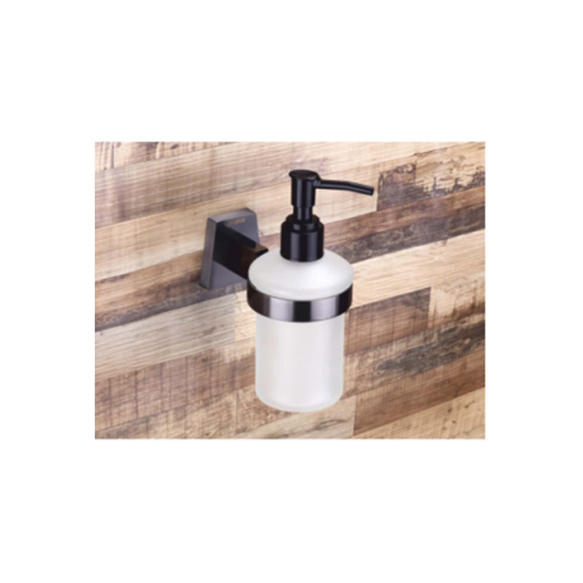 OLIVIA GRAPHITE BLACK - LIQUID SOAP DISPENSER