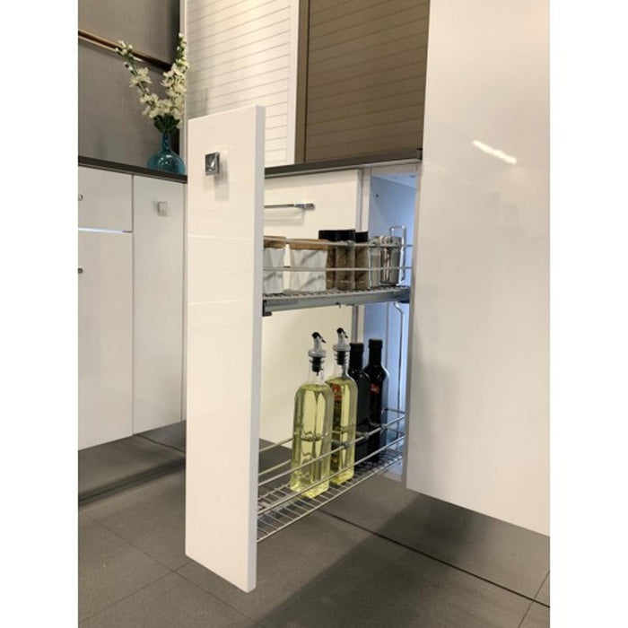 Bottle Pullout -Soft  Close (2 Tier Full  Set with Basket/  Concealed Slides  and Mounting Kit)