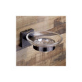SPINAL GRAPHITE BLACK - GLASS SOAP DISH