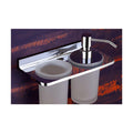 CONCRO - TUMBLER HOLDER + LIQUID SOAP DISPENSER