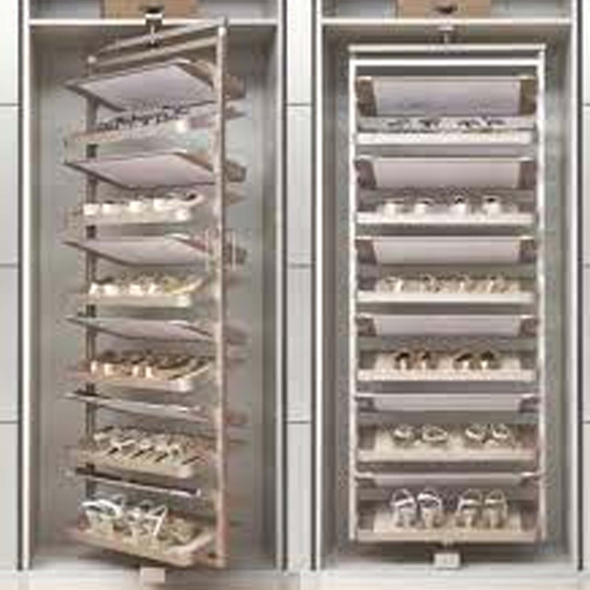 360 DEGREE ROTATABLE MULTI-TIER SHOES RACK