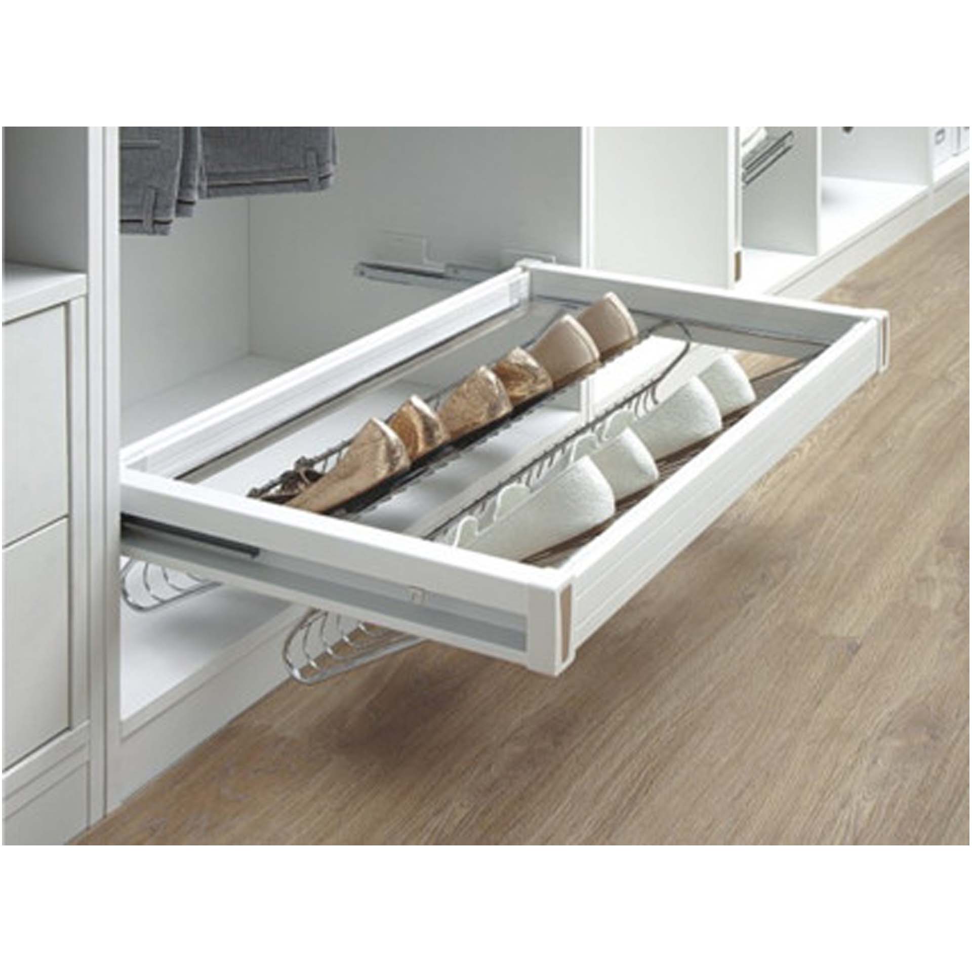 SHOES RACK WITH SOFT-CLOSING MECHANISM