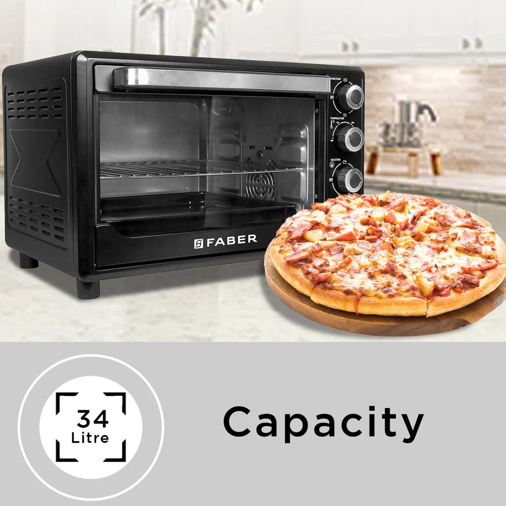 Faber - FOTG BK 34L- Oven, Toaster, Griller