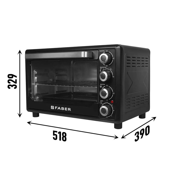 Faber - FOTG BK 34L- Oven, Toaster, Griller