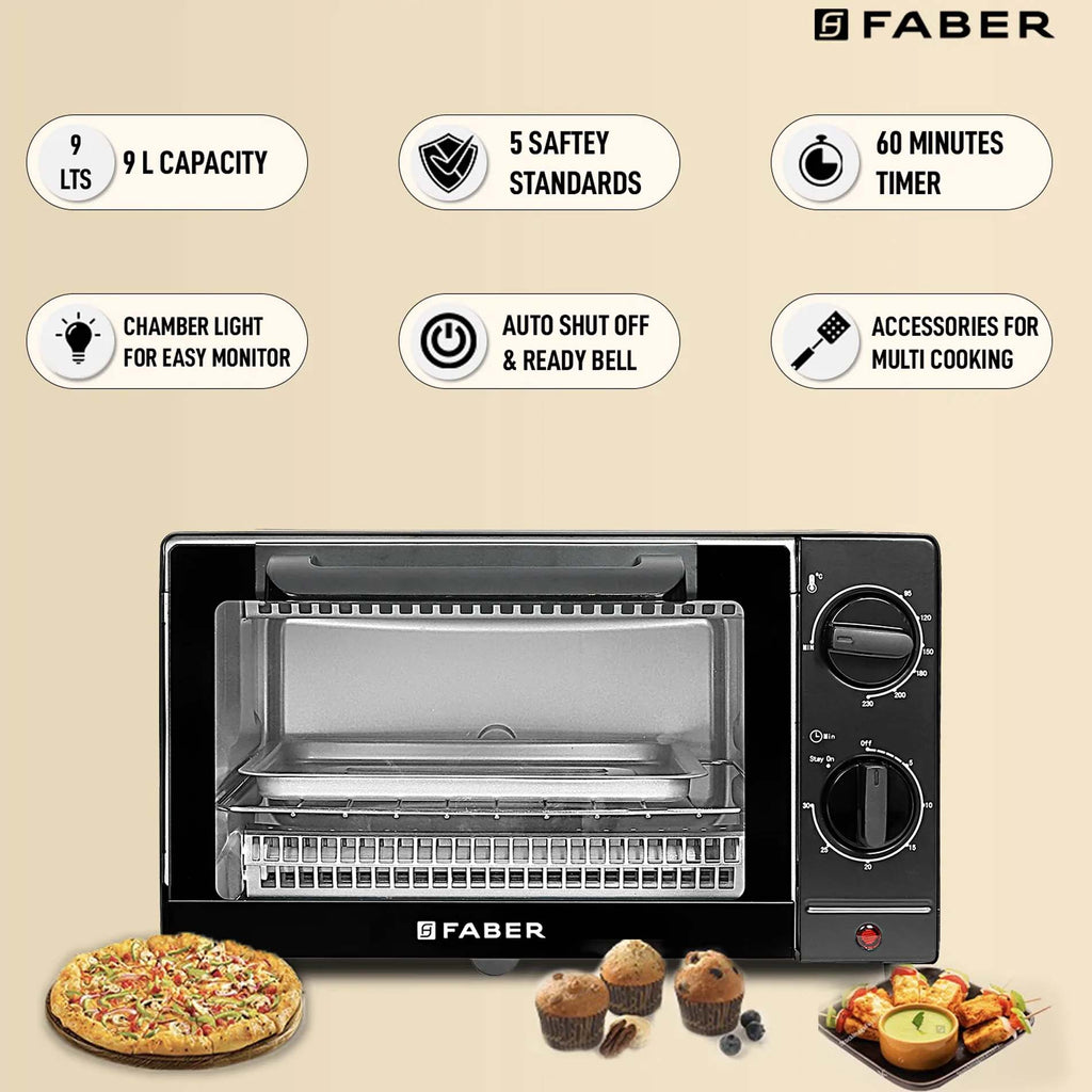 Faber - FOTG 9L - Oven, Toaster, Griller