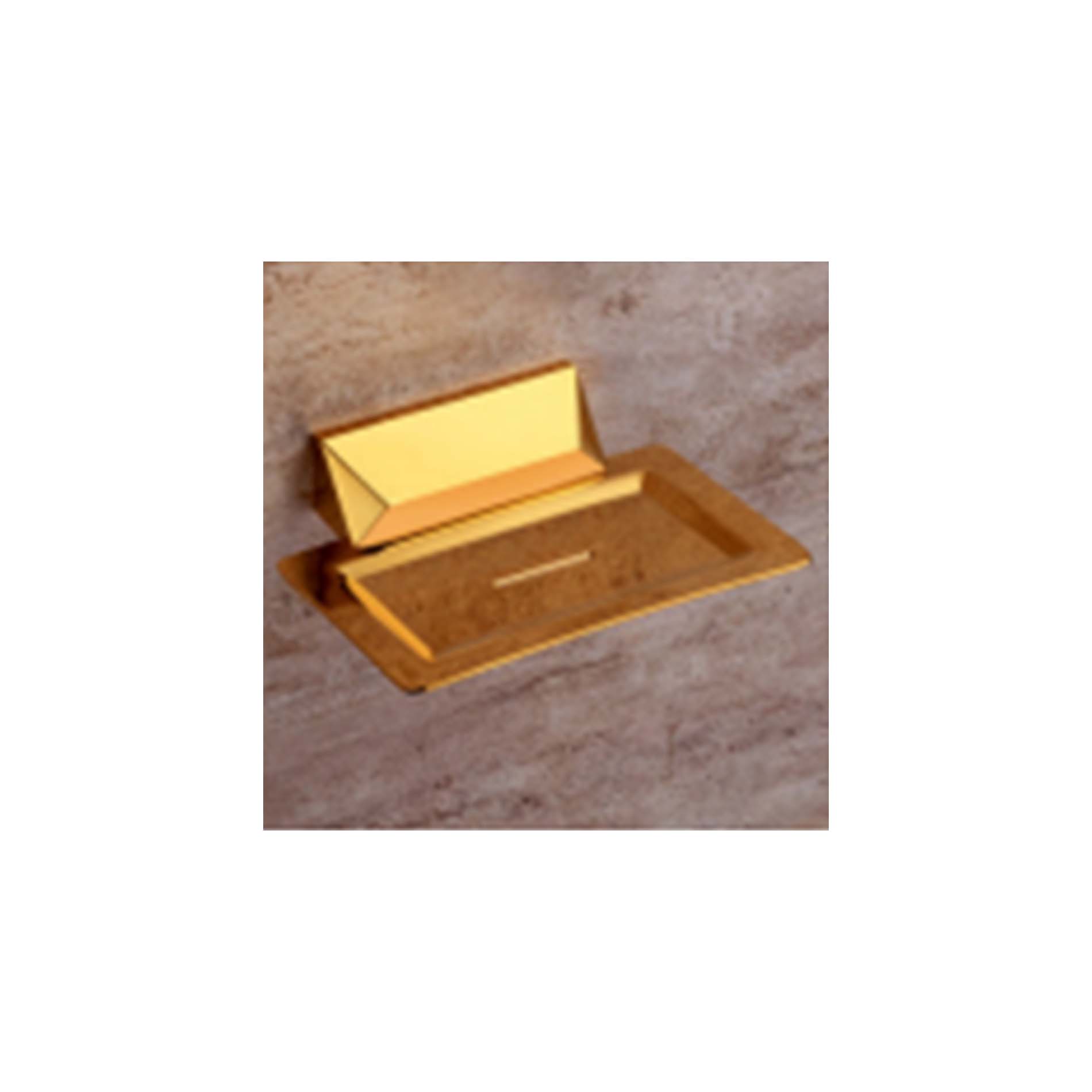 U-VA  GOLD ( PVD FINISH ) - BRASS SOAP DISH